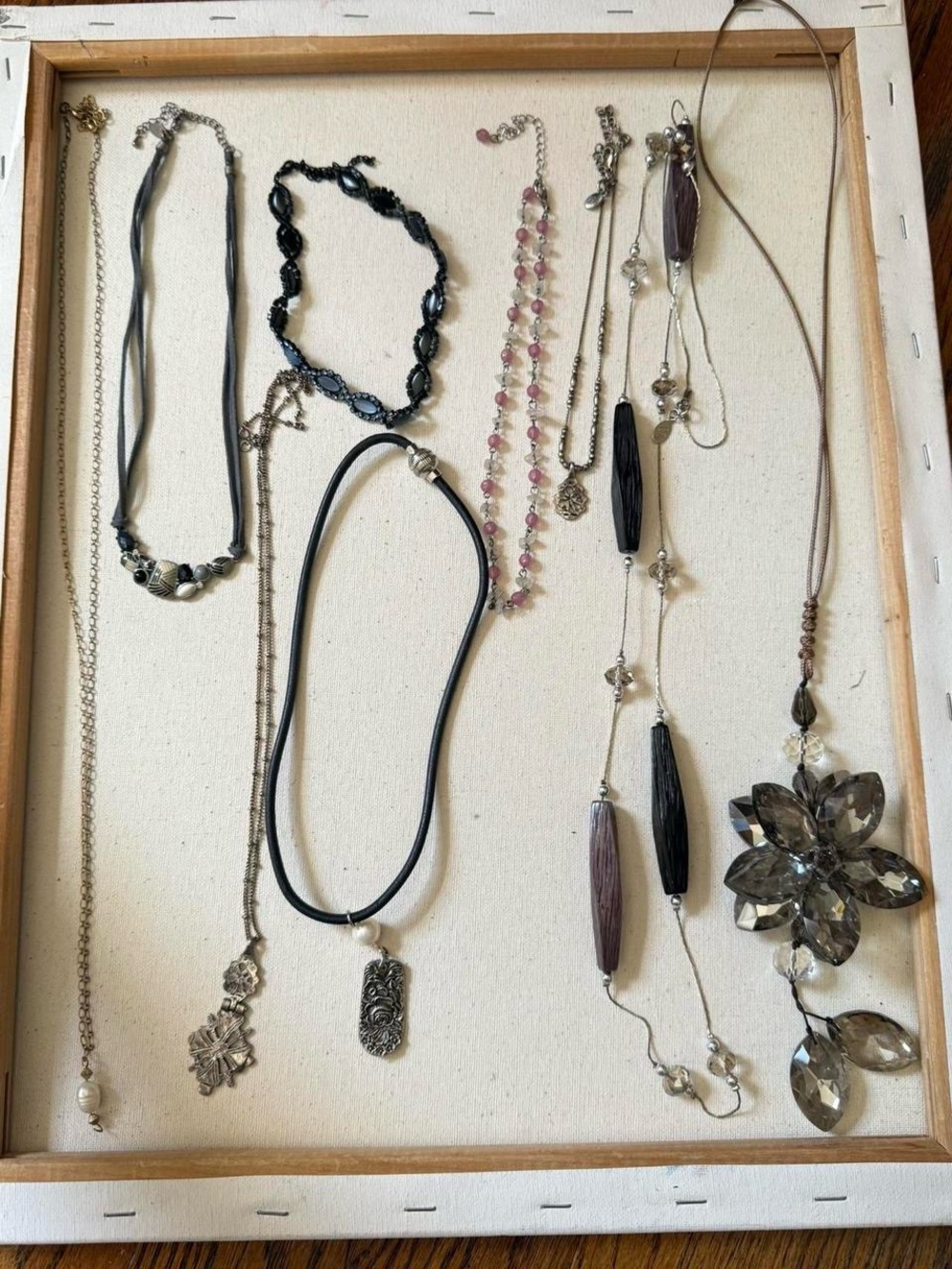 🖤 Neutral Statement Jewelry Lot - Mixed Necklaces